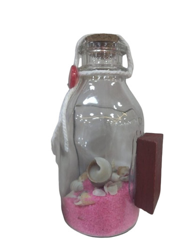 Coastal beach decor bottle - coastal,