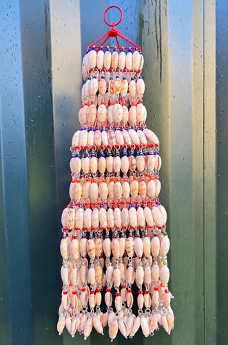 Vintage seashell hanging - vintage,