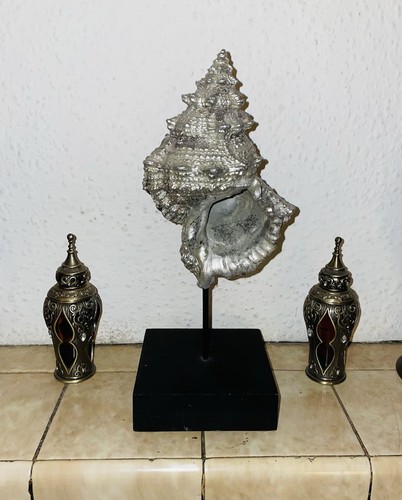 Parlane silver tone seashell - silver,